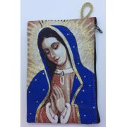 Small Rosary Pouch -Our Lady of Guadalupe (3" x 4")