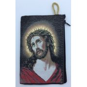 Medium Rosary Pouch -Christ Crown of Jesus (4" x 6")