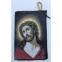 Medium Rosary Pouch -Christ Crown of Jesus (4" x 6") Medium Rosary Pouch -Christ Crown of Jesus (4" x 6")