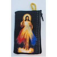 Small Rosary Pouch - Divine Mercy (3" x 4") Small Rosary Pouch - Divine Mercy (3" x 4")