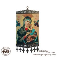 Icon - Our Lady of Perpetual Help ( 8" x 18" ) Icon - Our Lady of Perpetual Help ( 8" x 18" )
