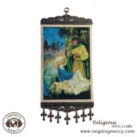 Icon - The Nativity (8" x 18") Icon - The Nativity (8" x 18")
