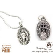 Italian Silver Medal (Miraculous Mother) pack of 6 pc