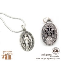 Italian Silver Medal (Miraculous Mother) pack of 6 pc Italian Silver Medal (Miraculous Mother) pack of 6 pc