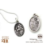 Italian Silver Medal (St. Christopher) pack of 6 pc