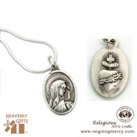 Italian Silver Medal (Sorrowful Mother) pack of 6 pc Italian Silver Medal (Sorrowful Mother) pack of 6 pc