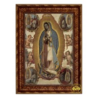 Virgen de Guadalupe con Estaciones (framed)