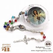 Miraculous Mother Assorted Crystal Beads Rosary