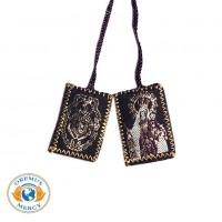 Small Brown Scapular "Lady of Mt Carmel" 1 dozen Small Brown Scapular "Lady of Mt Carmel" 1 dozen