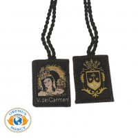 Medium Scapular 100% Cotton Lady Mt. Carmel (1 x 1.50) Medium Scapular 100% Cotton Lady Mt. Carmel (1 x 1.50)