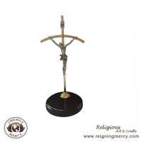 Papal Crucifix (Pewter over Bronze) Papal Crucifix (Pewter over Bronze)