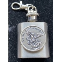 Saint Michael -Holy Water Flask 1 oz. Saint Michael -Holy Water Flask 1 oz.