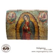 Our Lady of Guadalupe with Retablos -++ Rosary Box
