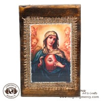 Sacred Heart of Mary Retablo Sacred Heart of Mary Retablo