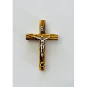 Carved Olive Wood Crucifix from the Holyland