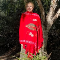 OLOG Fashionable Shawl RED (80 x 30") OLOG Fashionable Shawl RED (80 x 30")