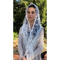 Cherry Blossom Church Veil WHITE (48" x 13") Cherry Blossom Church Veil WHITE (48" x 13")