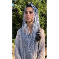 Cherry Blossom Church Veil GRAY (48" x 13") Cherry Blossom Church Veil GRAY (48" x 13")