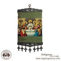 Icon - Last Supper (Gold) (8" x 18") Icon - Last Supper (Gold) (8" x 18")
