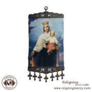 Icon - Our Lady of Mount of Carmel (8" x 18")