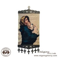 Icon - Madonna with Child ( 8" x 18" ) Icon - Madonna with Child ( 8" x 18" )
