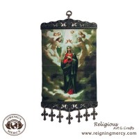 Icon -Our Lady Queen of Heaven (8" x 18") Icon -Our Lady Queen of Heaven (8" x 18")