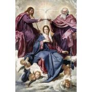 Religious Window Sticker - Coronation of the Virgin