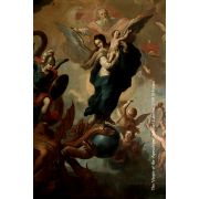 Religious Window Sticker - Virgin of the Apocalypse