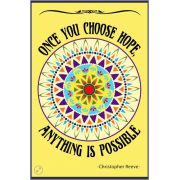 Motivational Window Sticker - Once You Choose Hope....