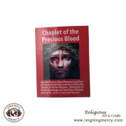 Chaplet of the Precious Blood Prayer Card