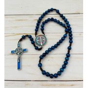 BLUE Saint Benedict Rosary