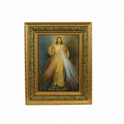 Divine Mercy Double Padded Gold Frame (17" x 21")