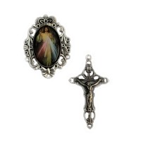Divine Mercy Rosary Center Set (2.5") Divine Mercy Rosary Center Set (2.5")