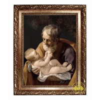 St Joseph and Child Jesus Framed 24 x 30