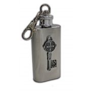 Saint Benedict Key -Holy Water Flask 2 oz.