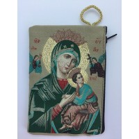 Medium Rosary Pouch - Our Lady of Perpetual Help (4" x 6") Medium Rosary Pouch - Our Lady of Perpetual Help (4" x 6")