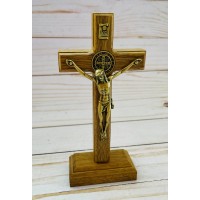 St. Benedict Crucifix with Stand