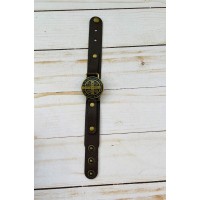 Leather St. Benedict Bracelet