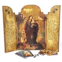 St. Joseph Triptych (10" x 12")