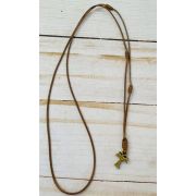 Tau Leather Necklace