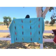 Peacock Mexican Thunderbird Blanket (50" x 82")