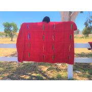 Poppy Mexican Thunderbird Blanket (50" x 82")