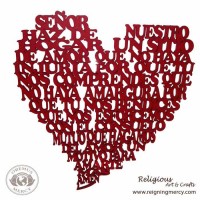Wooden Laser Heart Wall Art "Haz de Nuestro Hogar" Wooden Laser Heart Wall Art "Haz de Nuestro Hogar"
