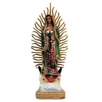 Virgin of Guadalupe Statue (Traditional) 14"