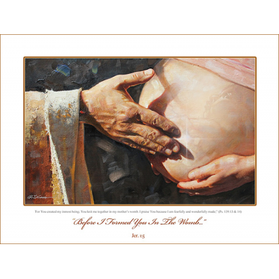 Before I Formed You In The Womb: Signed Numbered Limited Edition Print -  - BI-Paper