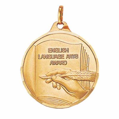 1 1/4in. English Award Medallion with Ribbon - (Pack of 2) -  - TE9914GC