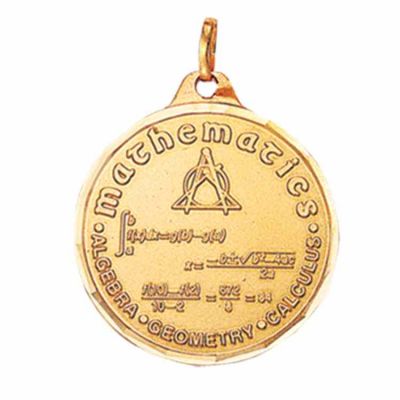 1 1/4in. Mathematics Award Medallion with Ribbon - (Pack of 2) -  - TE006GC