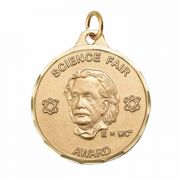 1 1/4in. Science Fair Award Medallion with Ribbon - (Pack of 2)
