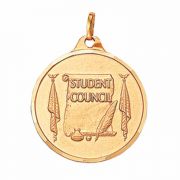 1 1/4in. Student Council Award Medallion with Ribbon - (Pack of 2)