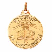 1 1/4in. Student of the Month Medallion with Ribbon - (Pack of 2)